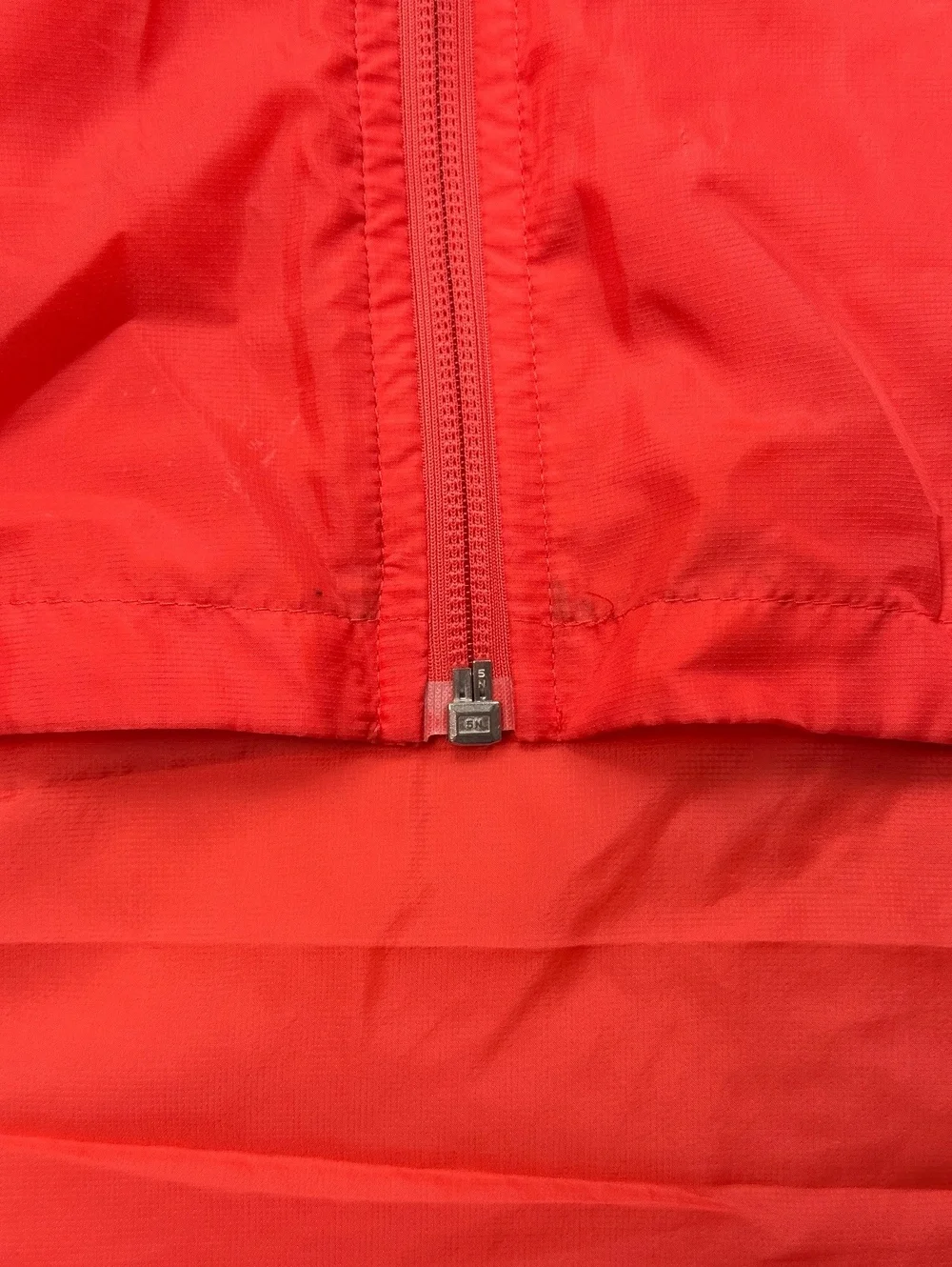 Nike Hooded Windbreaker Red / Orange Lightweight Jacket - Boys XL